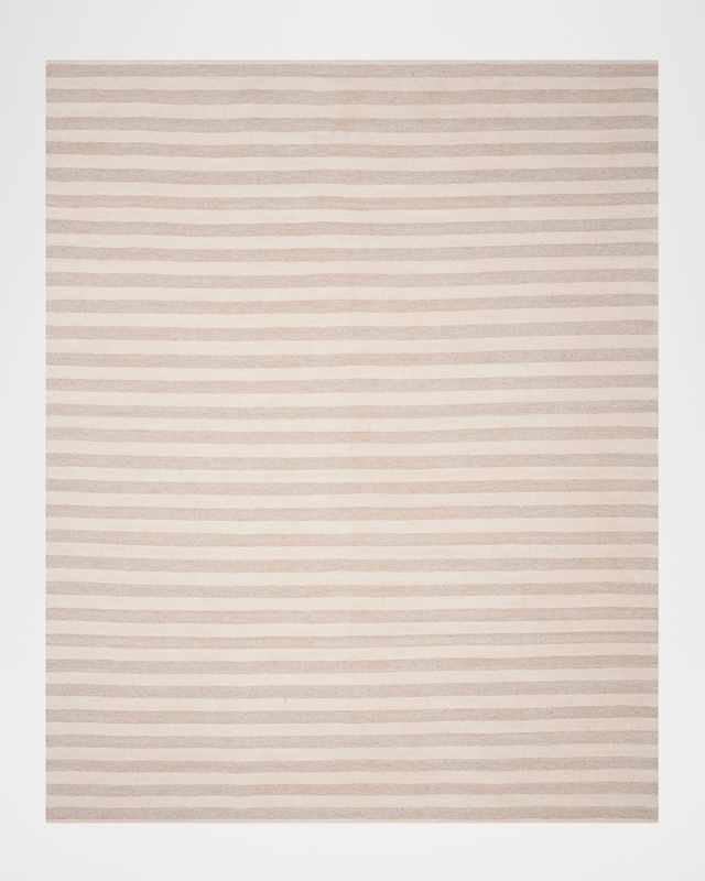 Celeste Stripe Hand-Woven Rug, 8' x 10'